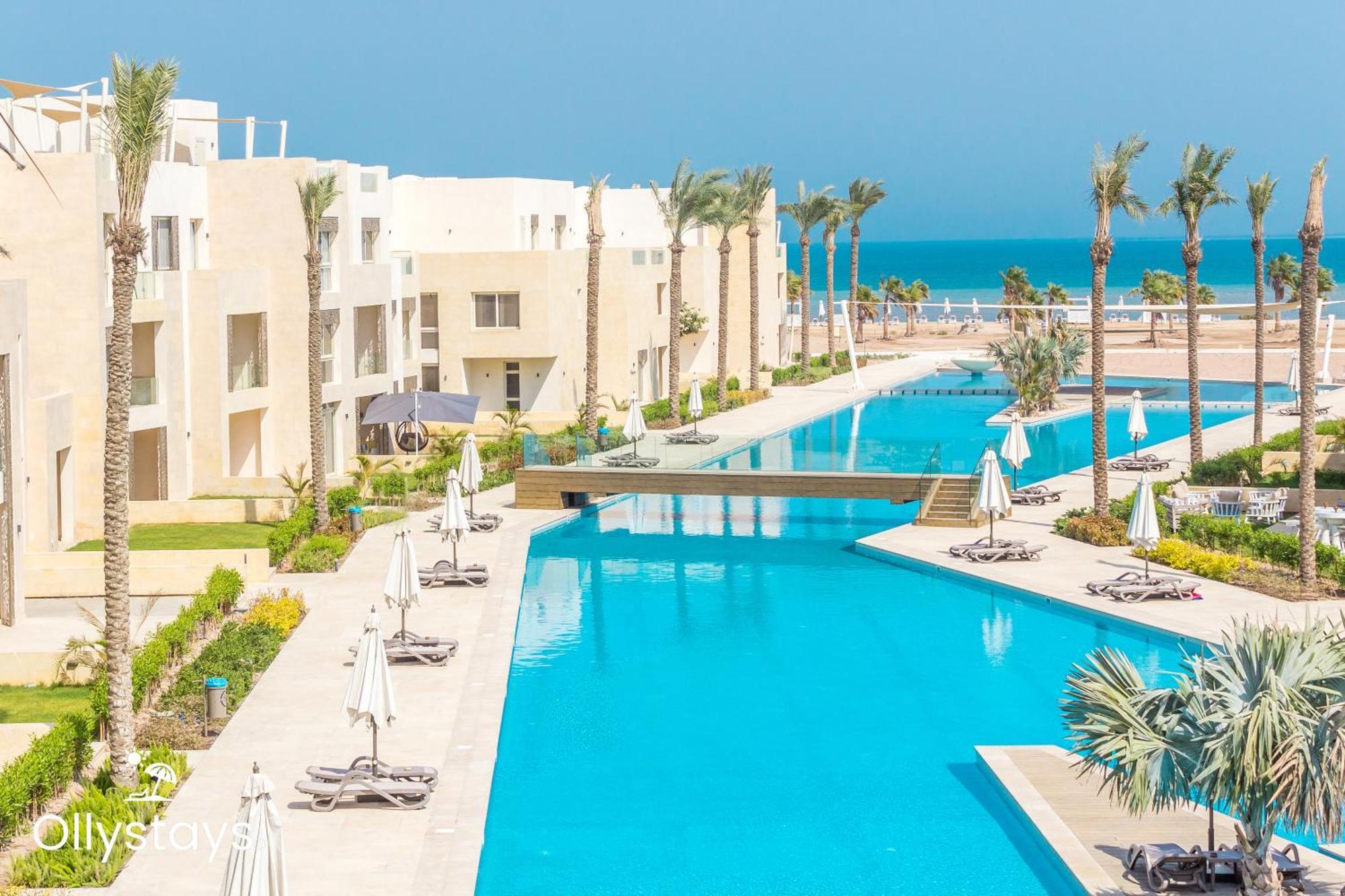 Ollystays Mangroovy Seaview 2Br Beach And Pool Free Access 후르가다 외부 사진