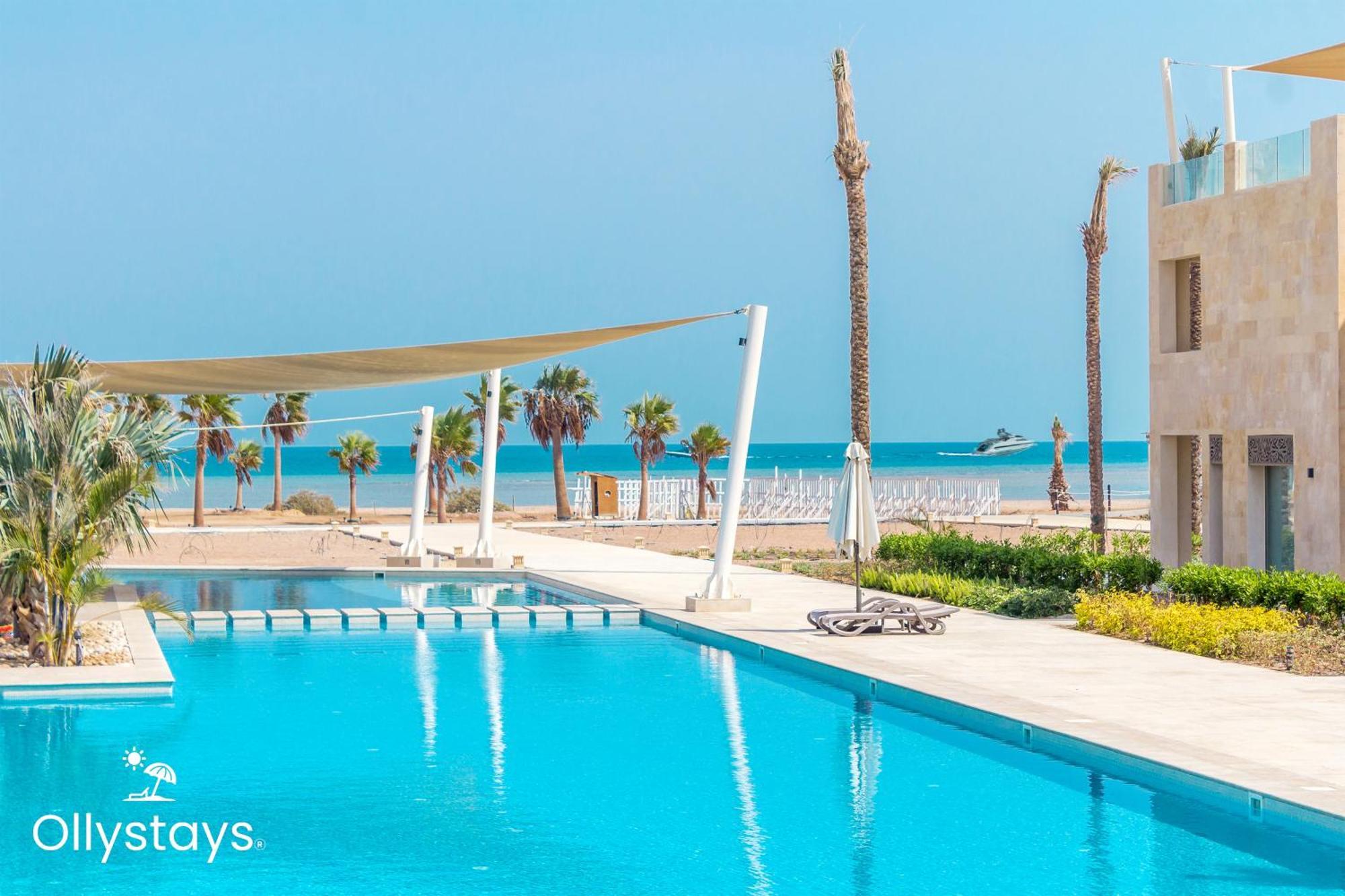 Ollystays Mangroovy Seaview 2Br Beach And Pool Free Access 후르가다 외부 사진